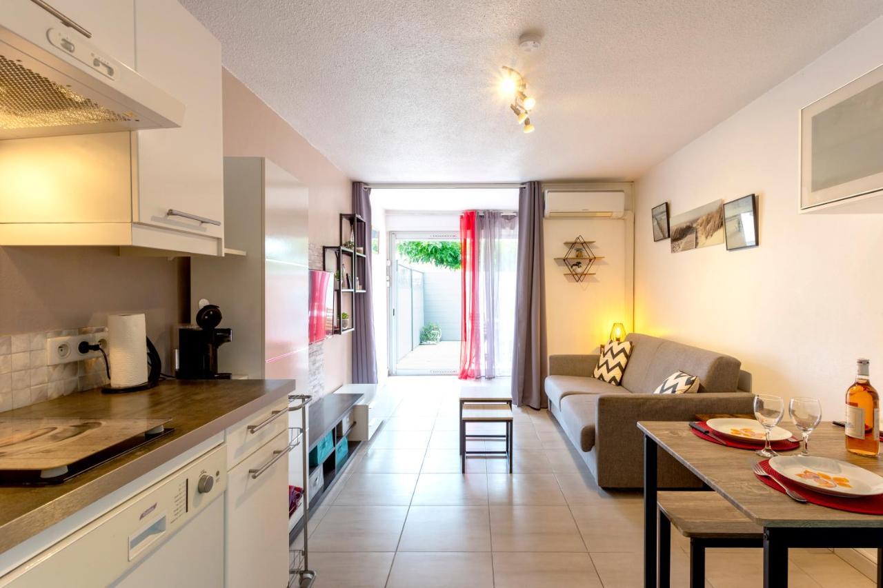Beau studio avec grande terrasse La Grande Motte Extérieur photo