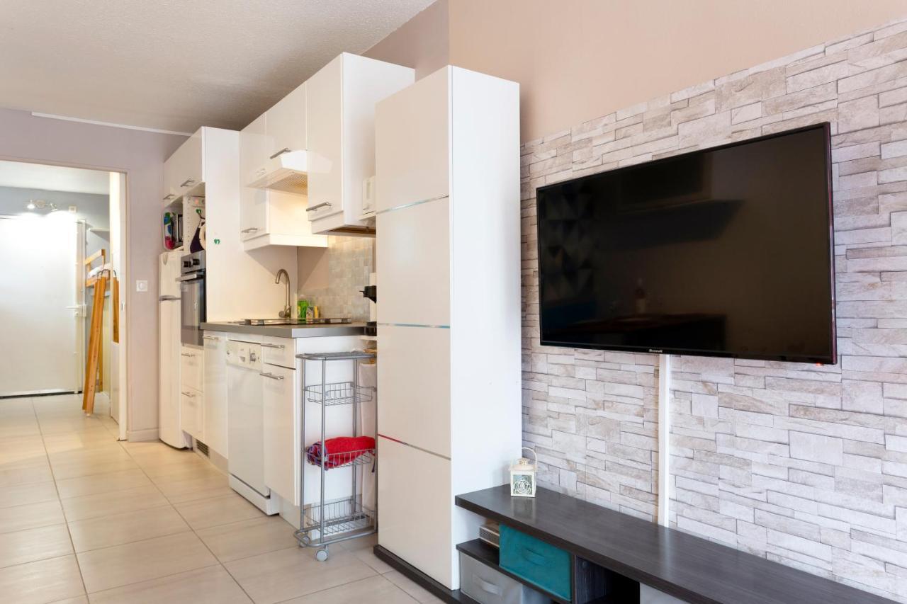 Beau studio avec grande terrasse La Grande Motte Extérieur photo